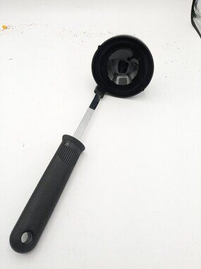Ekco Black Soup Ladle Kitchen Nylon Utensil 11" Easy Grip